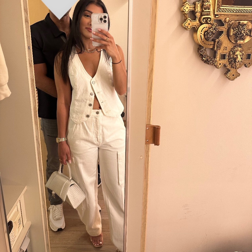 '90s Millie Hi-Rise Cargo Jean - Denim Forum Size 26